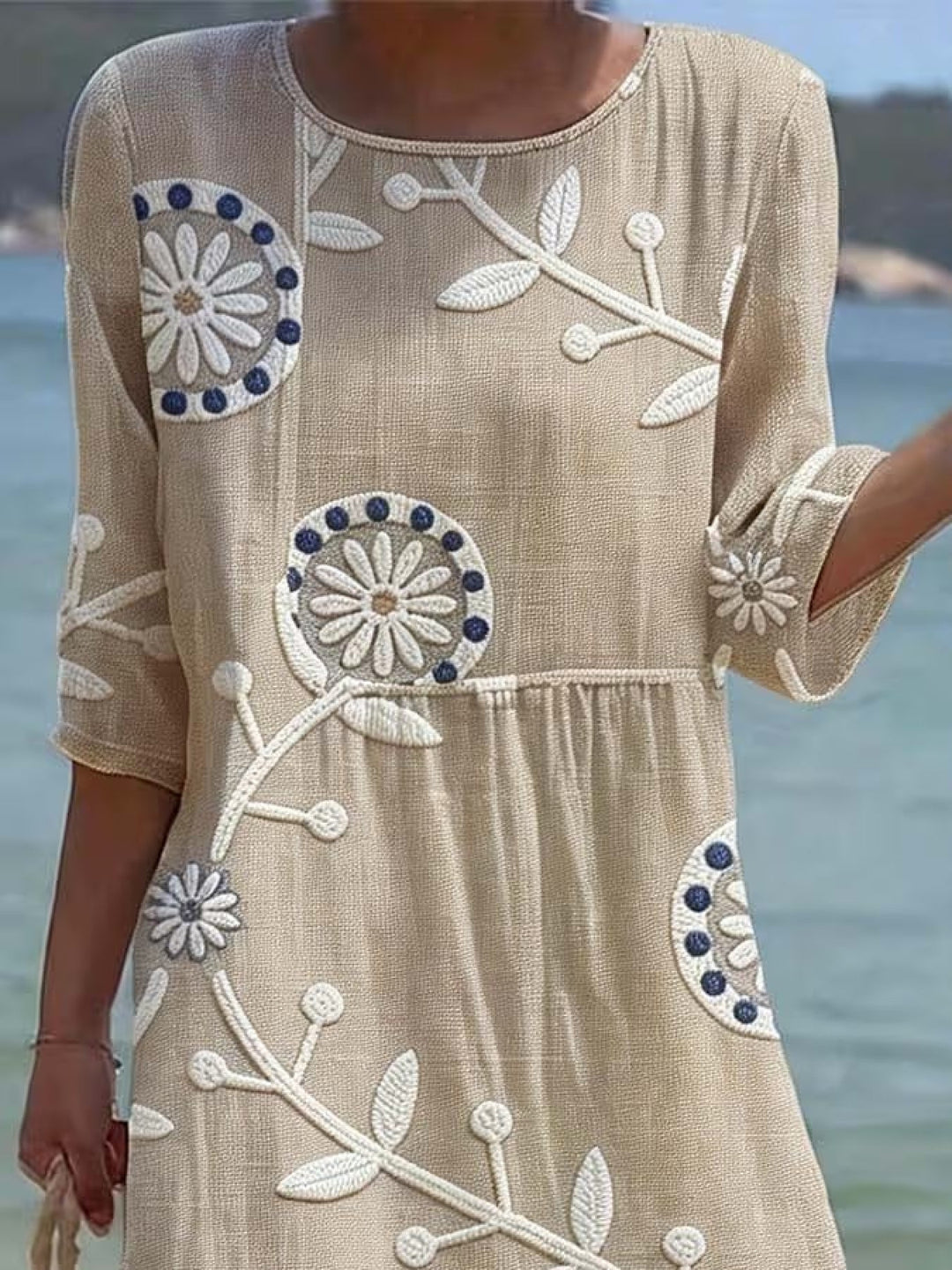 Charlotte | Women's Casual Mid-Sleeve Dress