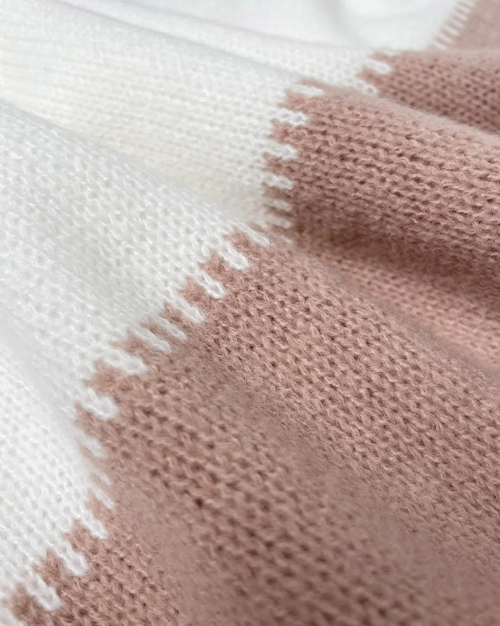 Zoe - Colour Block Leopard Jumper