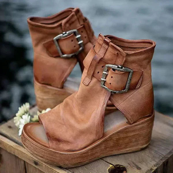 Elana™ - Stylish Orthopedic Boho Wedge Sandals