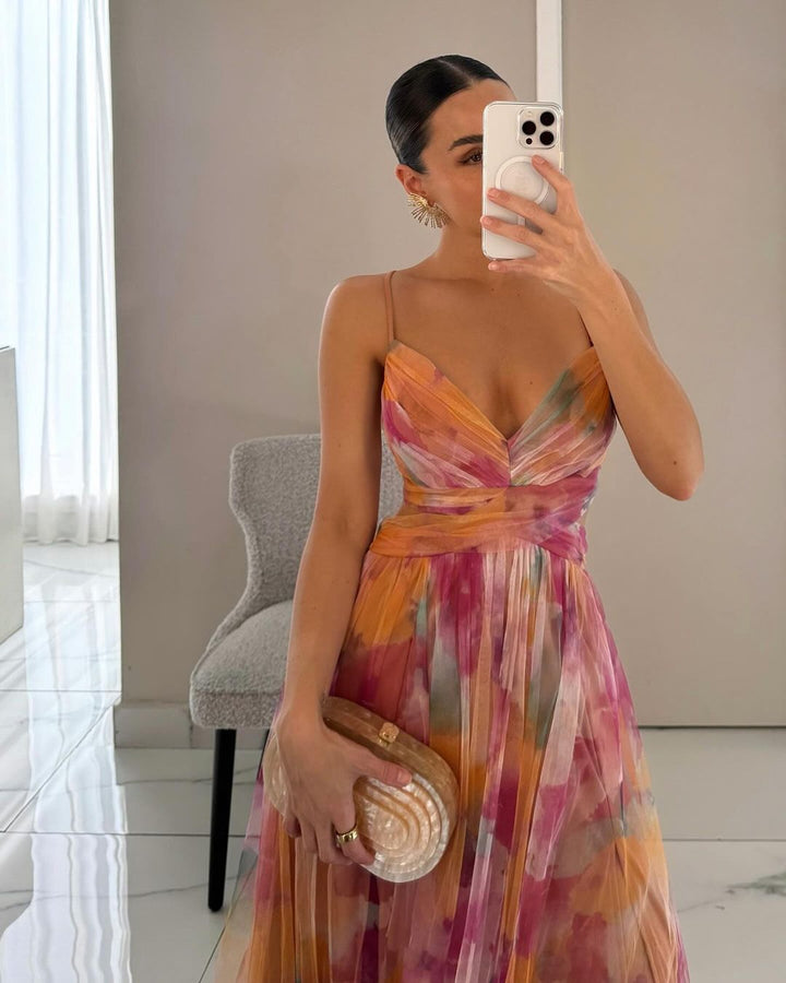 Giselle - Captivating Floral Maxi Dress