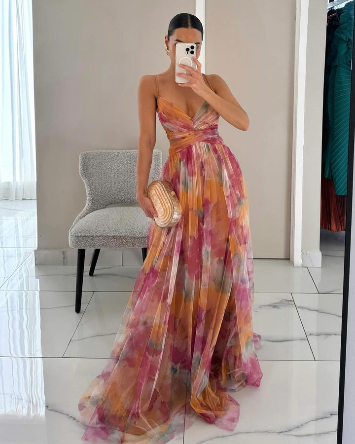 Giselle - Captivating Floral Maxi Dress