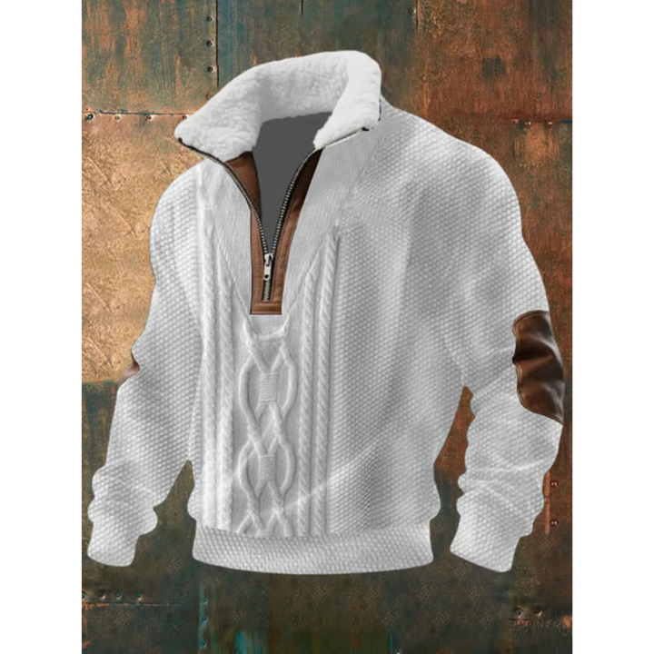 SILVORO | High-Neck Fleece Sweater
