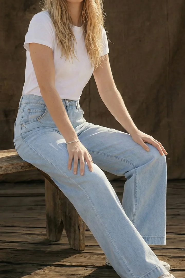 Clarissa™ - Retro High Waist Denim Jeans