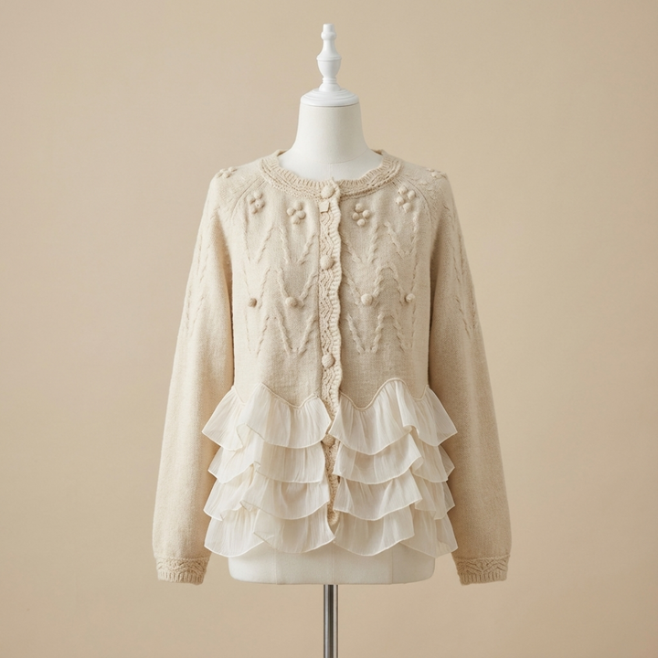 Ruffled Natalie Cardigan™