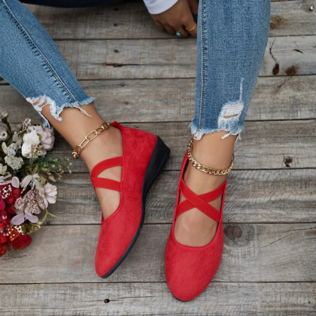 Angel™ - Comfortable Closed Wedge Flats
