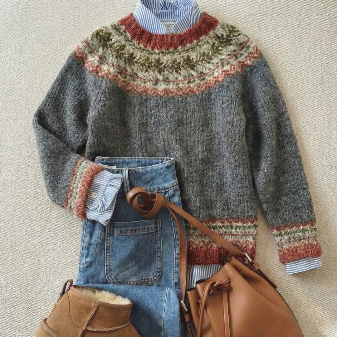 Eleanor | Classic Nordic Knit Heritage Sweater