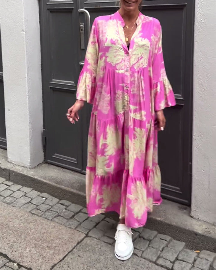 Diana™ - Comfy Patchwork Maxi Dress