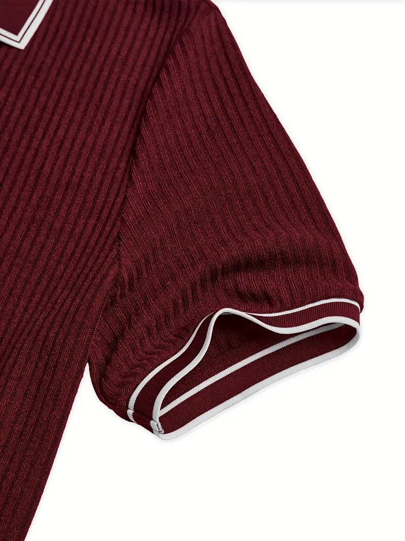 Emilio™ - Men's Custom Ribbed Polo