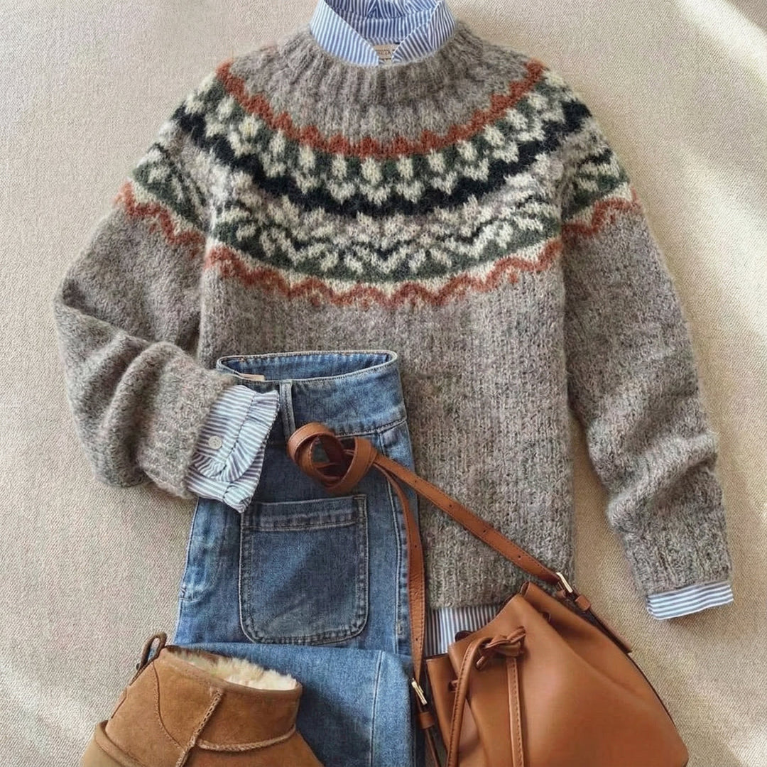 Eleanor | Classic Nordic Knit Heritage Sweater
