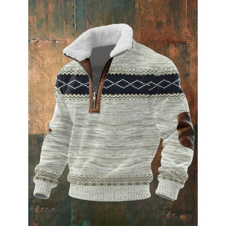 SILVORO | High-Neck Fleece Sweater