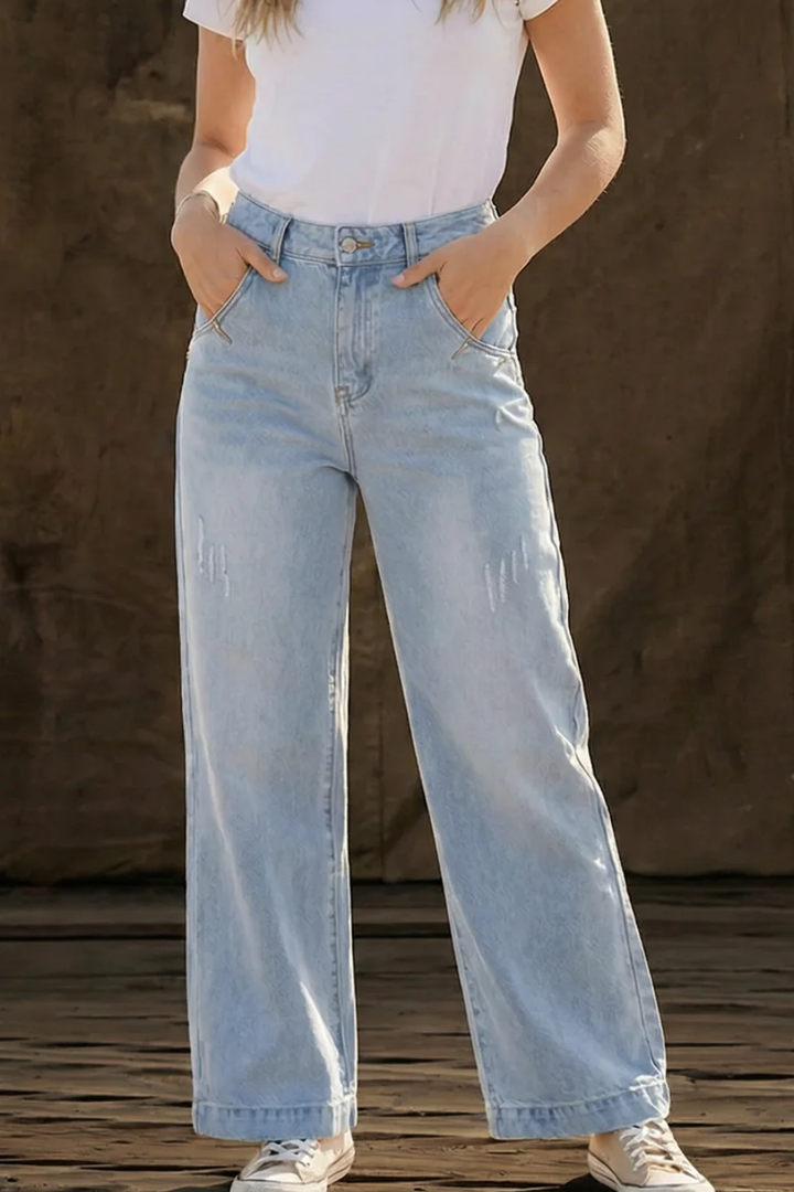 Clarissa™ - Retro High Waist Denim Jeans