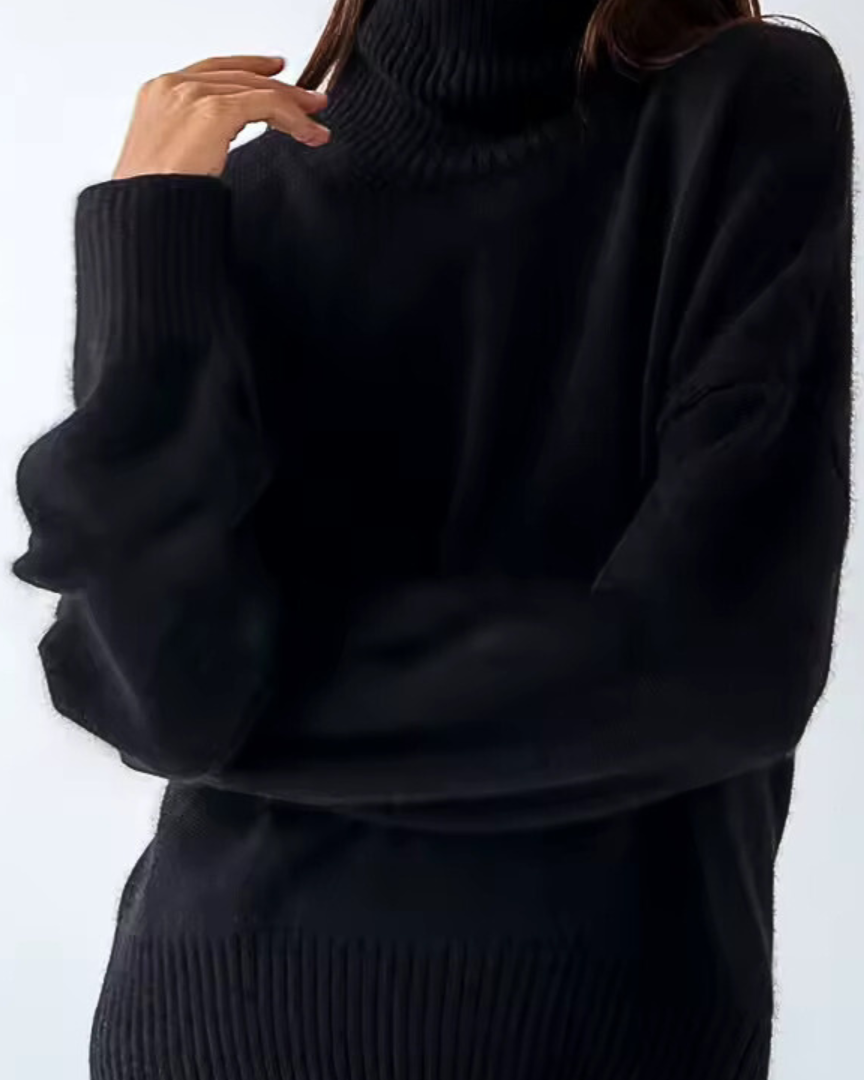 Lesley - Oversized Roll Neck Jumper