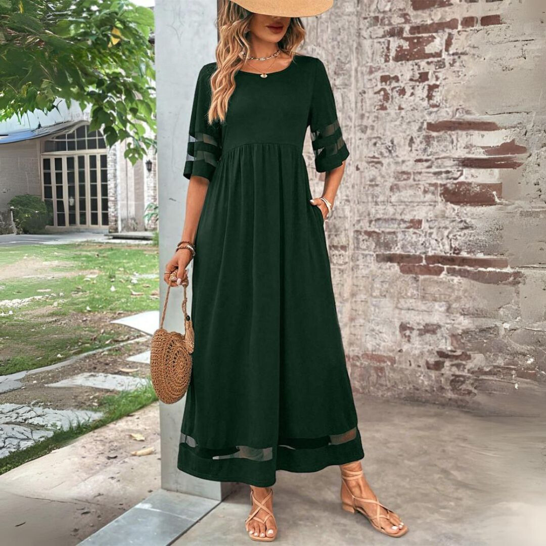Aubrey™ – Figure-Enhancing Midi Dress for a Sleek Silhouette
