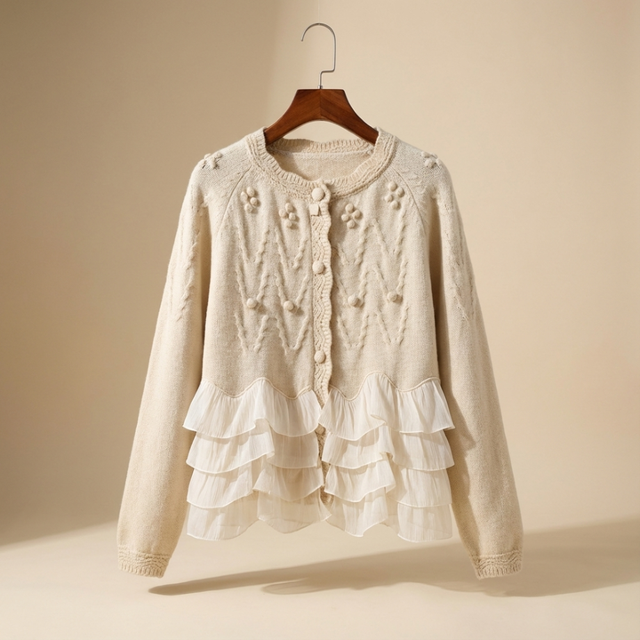Ruffled Natalie Cardigan™