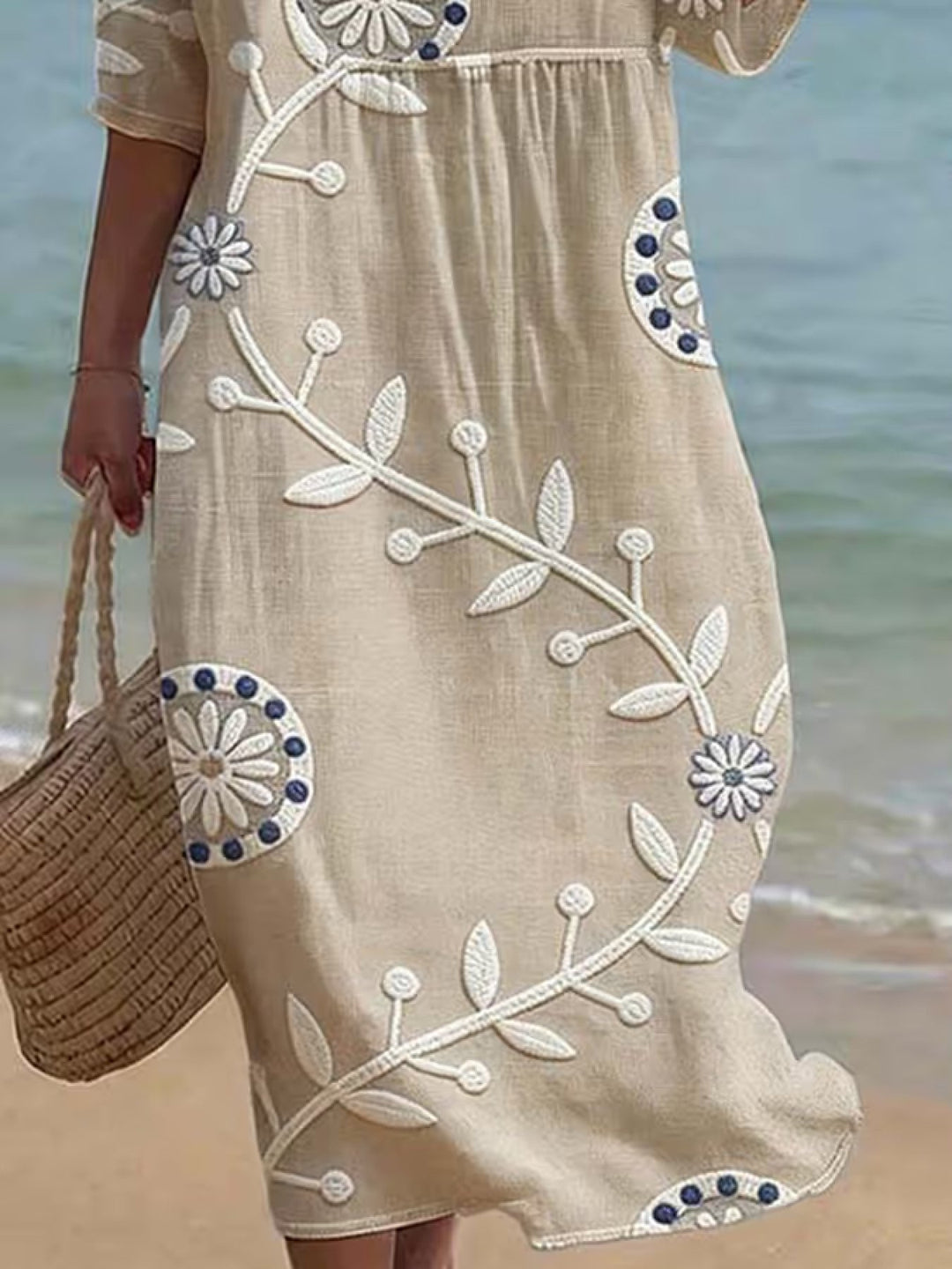 Charlotte | Women's Casual Mid-Sleeve Dress