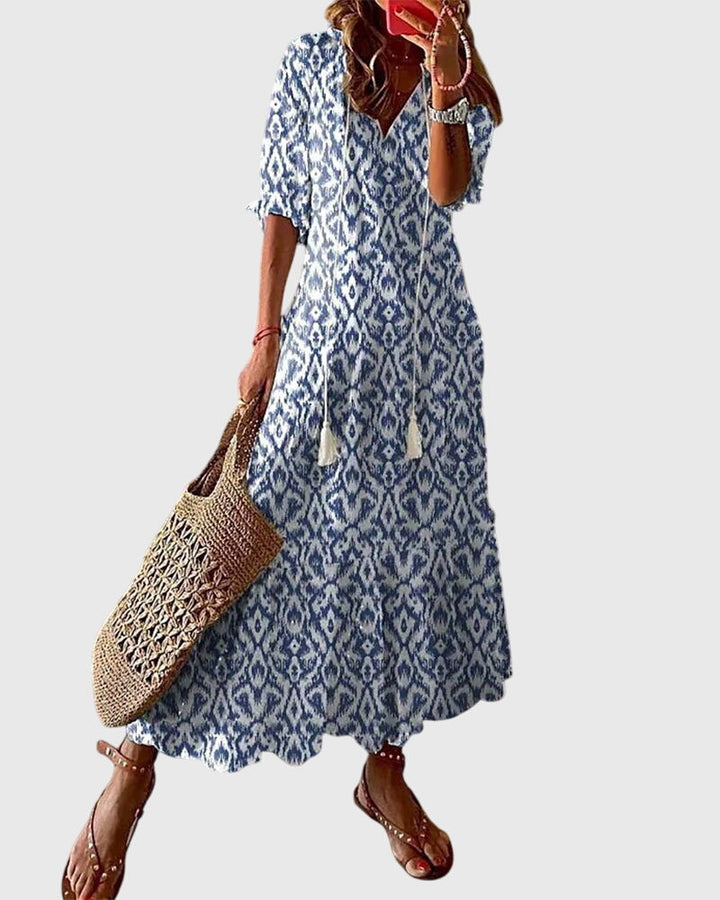 Amalia™ | Retro Bohemian Summer Dress