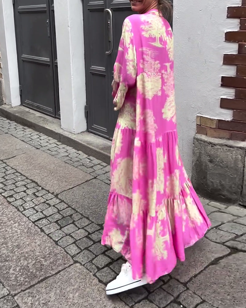 Diana™ - Comfy Patchwork Maxi Dress