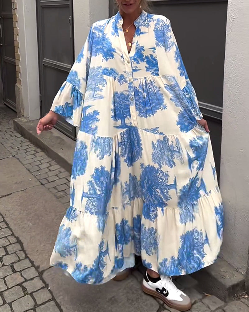 Diana™ - Comfy Patchwork Maxi Dress