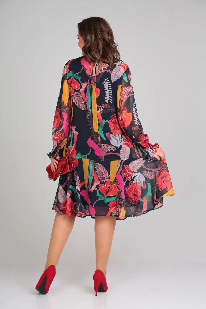 Florinda™ Graceful Floral Dress