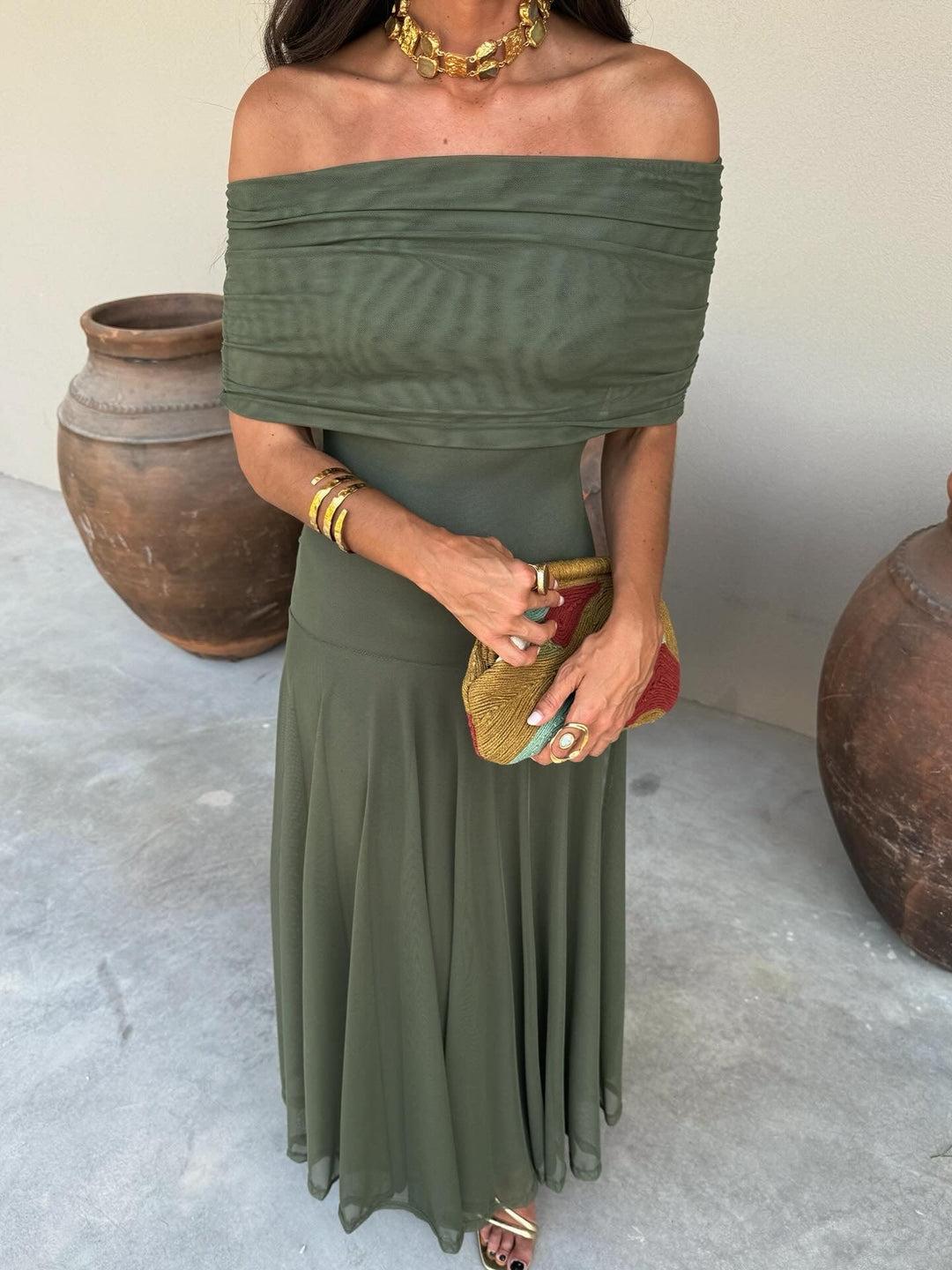 Toledo | Women's Off-Shoulder Maxi Dress