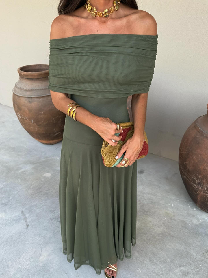 Toledo | Women's Off-Shoulder Maxi Dress