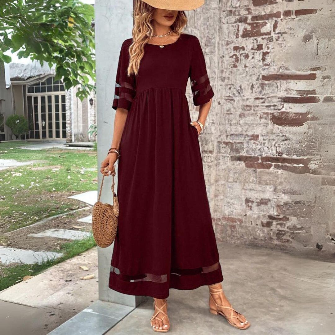 Aubrey™ – Figure-Enhancing Midi Dress for a Sleek Silhouette