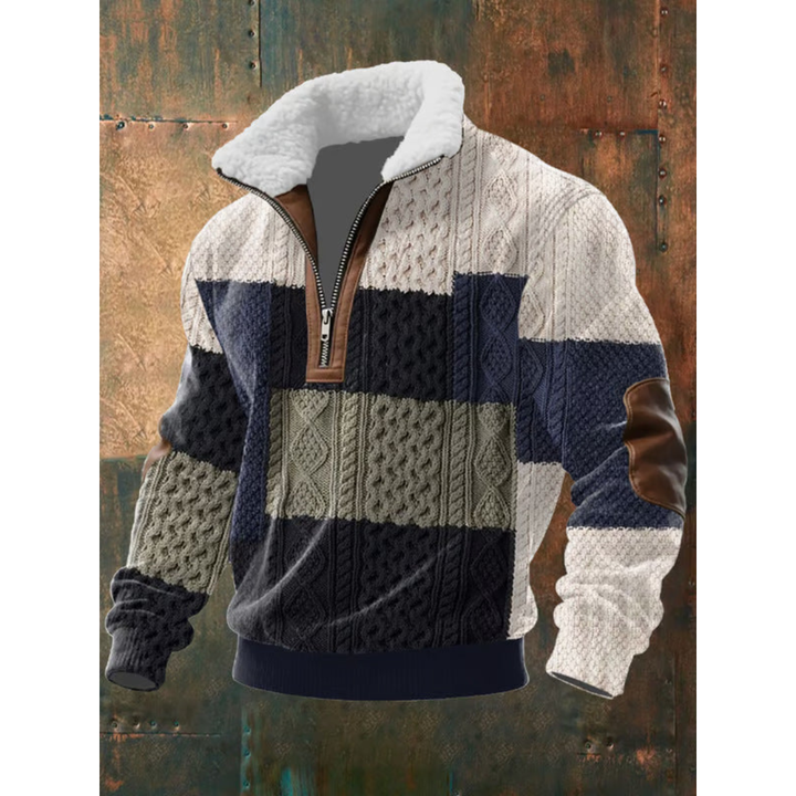 SILVORO | High-Neck Fleece Sweater