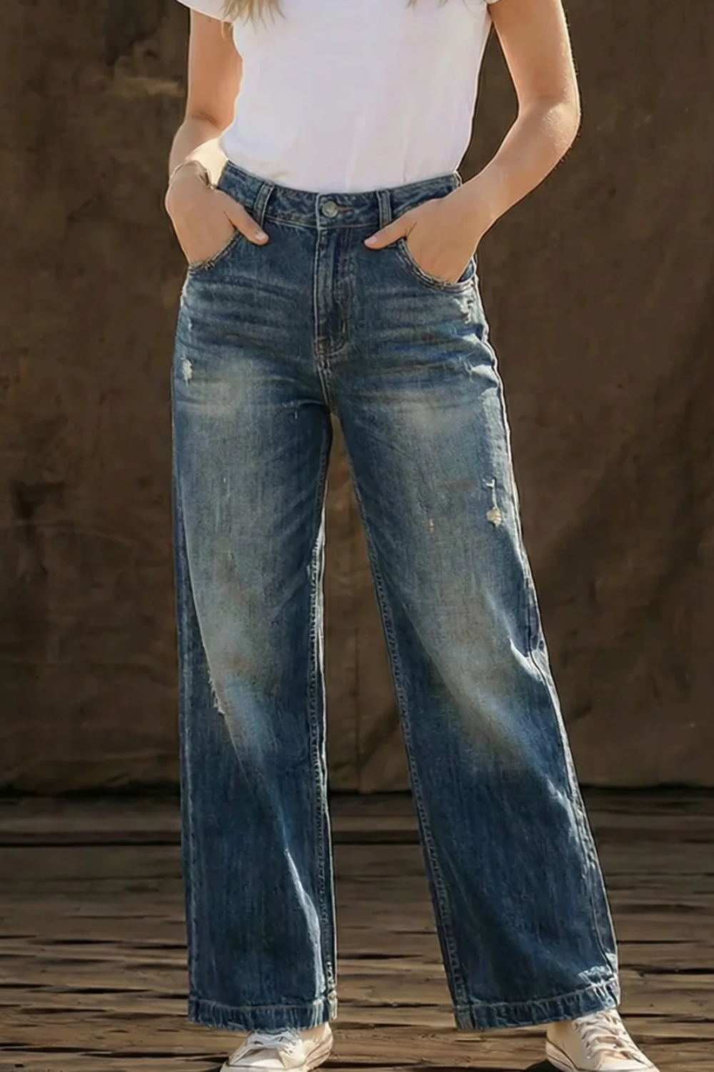 Clarissa™ - Retro High Waist Denim Jeans