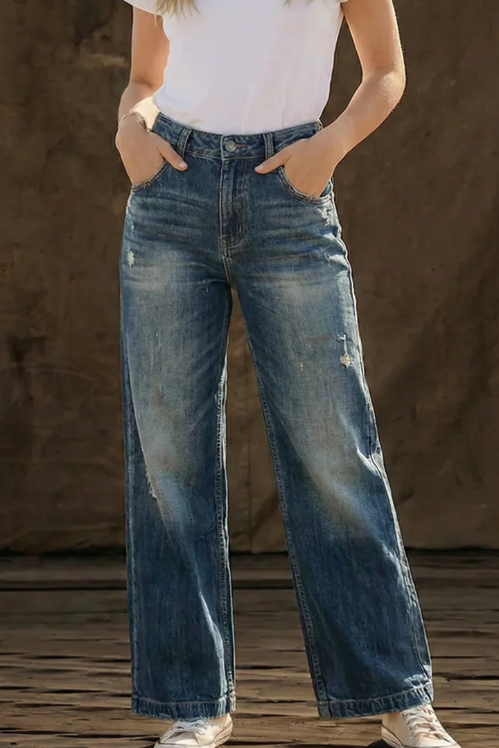 Clarissa™ - Retro High Waist Denim Jeans