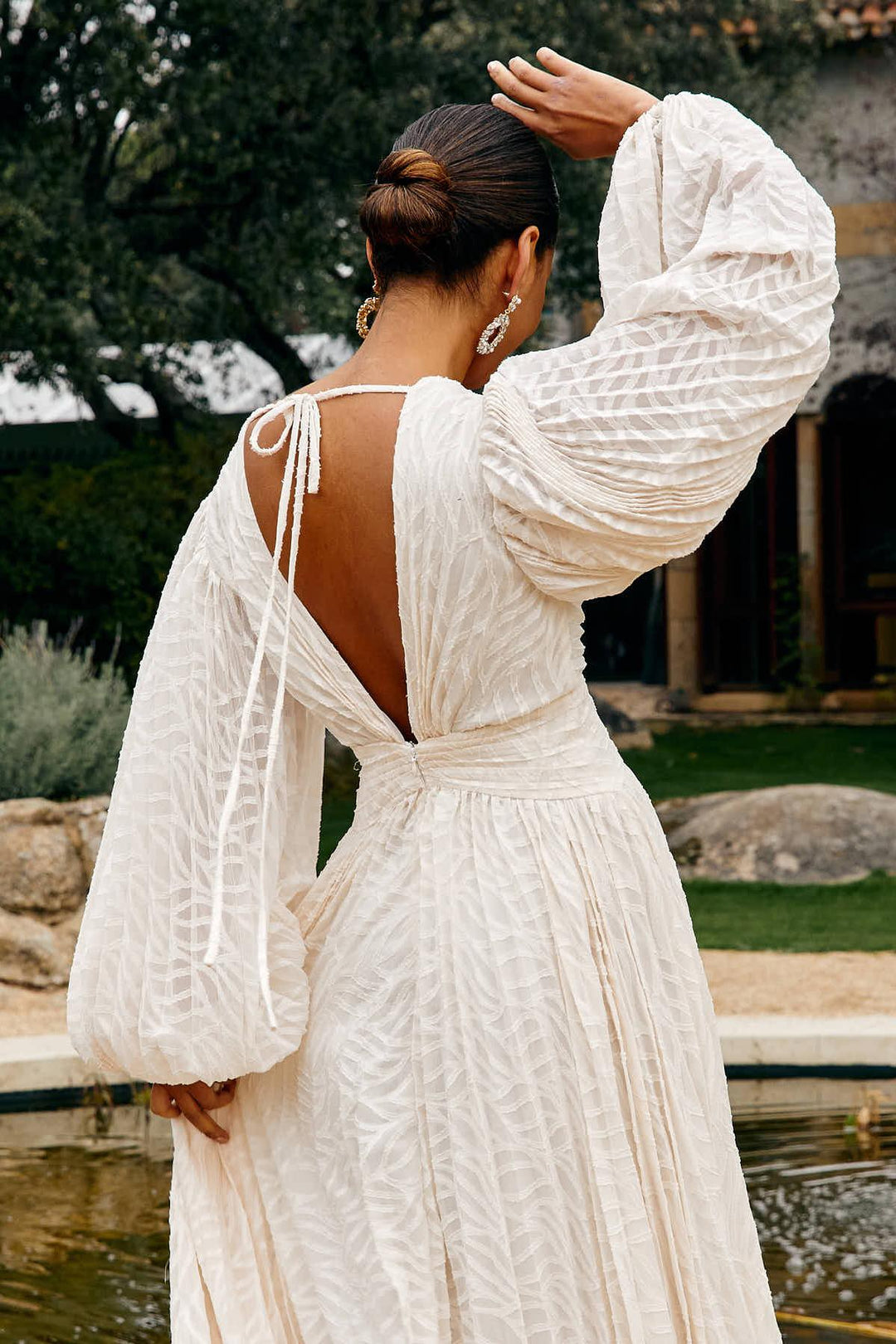 Florie | Elegant Long V-Neck Dress