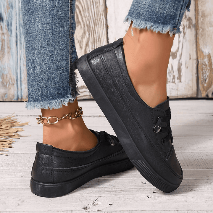 Elise™ – Women’s Lace-Up Orthopedic Flat Shoes
