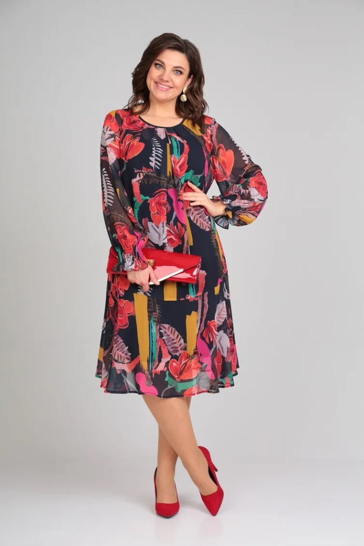 Florinda™ Graceful Floral Dress