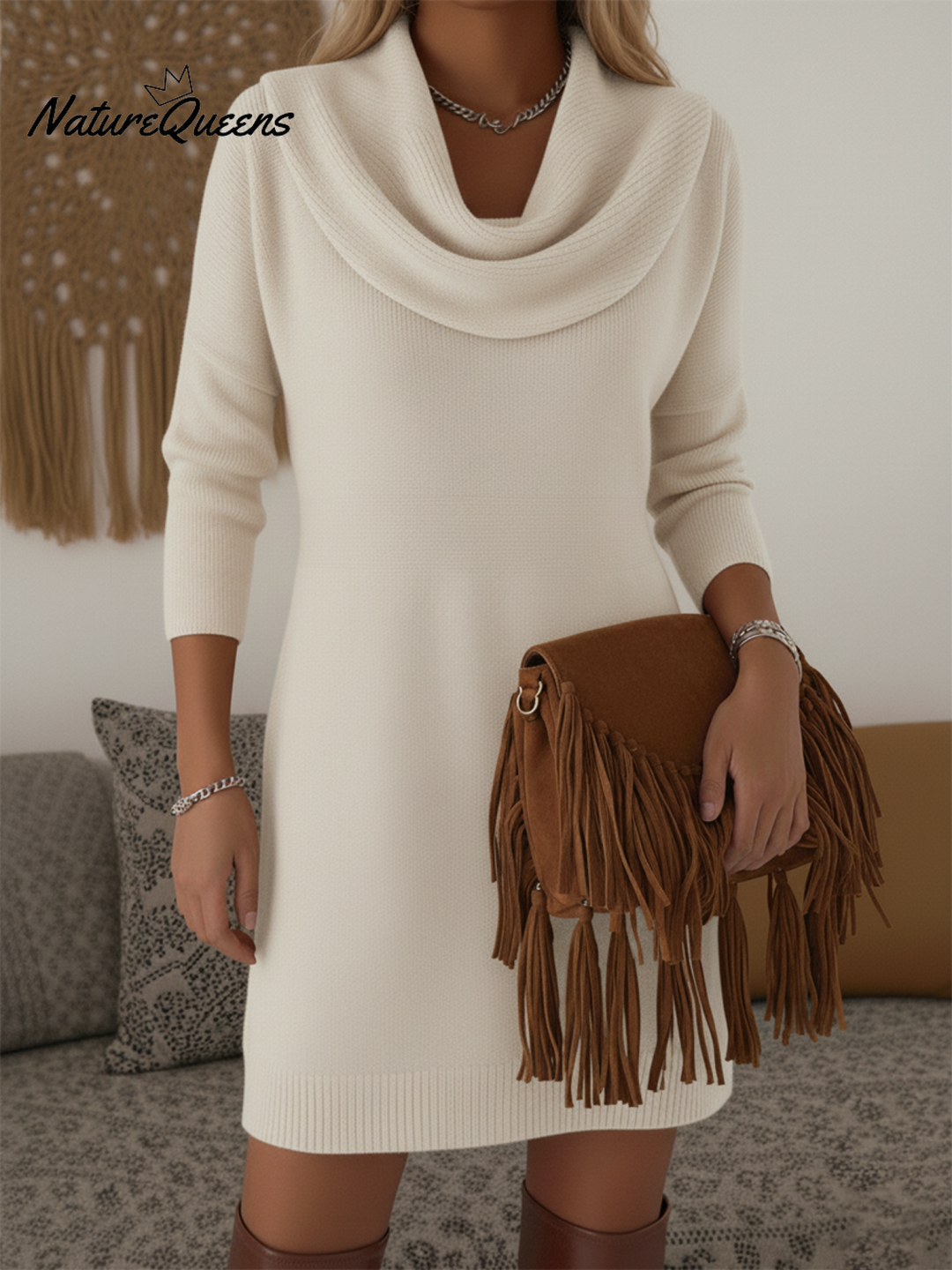 Lola™ - Cozy Elegant Sweater Dress