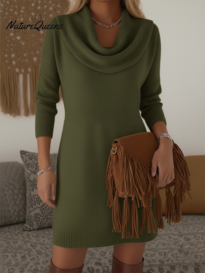 Lola™ - Cozy Elegant Sweater Dress