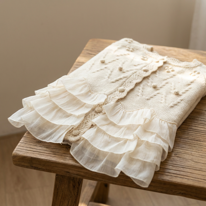 Ruffled Natalie Cardigan™