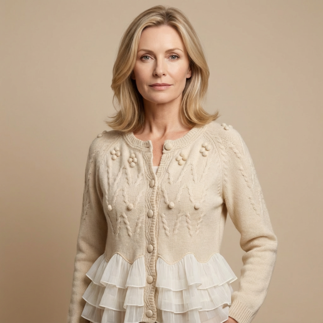 Ruffled Natalie Cardigan™