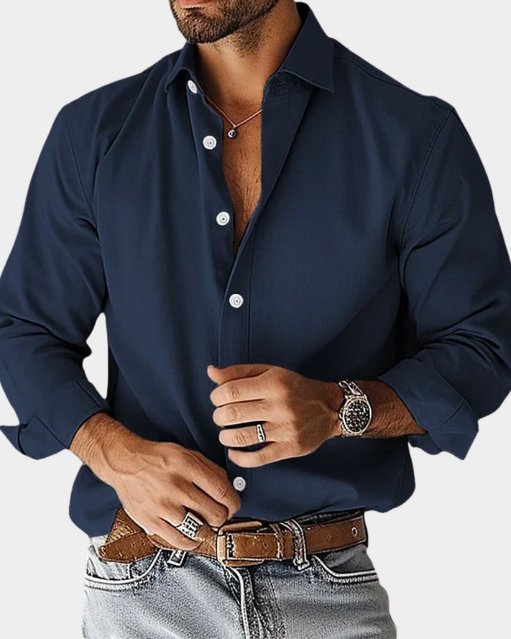 Tyson | Men's Long Sleeve Shirt with Buttons