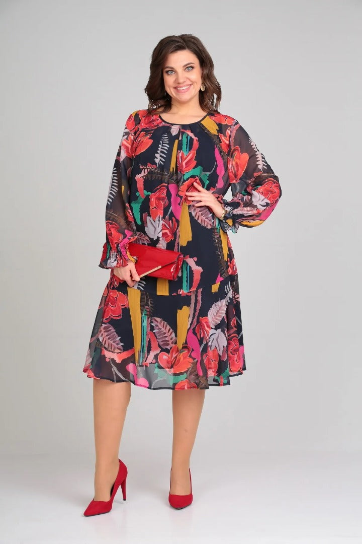 Florinda™ Graceful Floral Dress