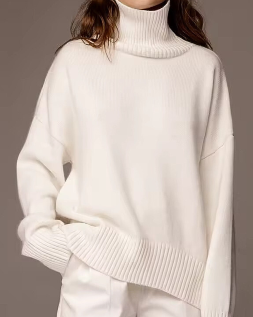 Lesley - Oversized Roll Neck Jumper