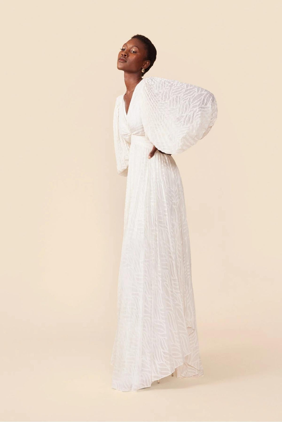 Florie | Elegant Long V-Neck Dress