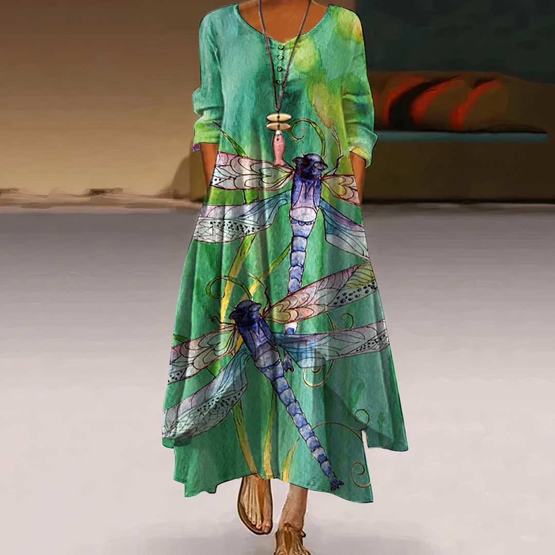 Félicie - Elegant Dress Featuring Refined Details and a Flattering Fit