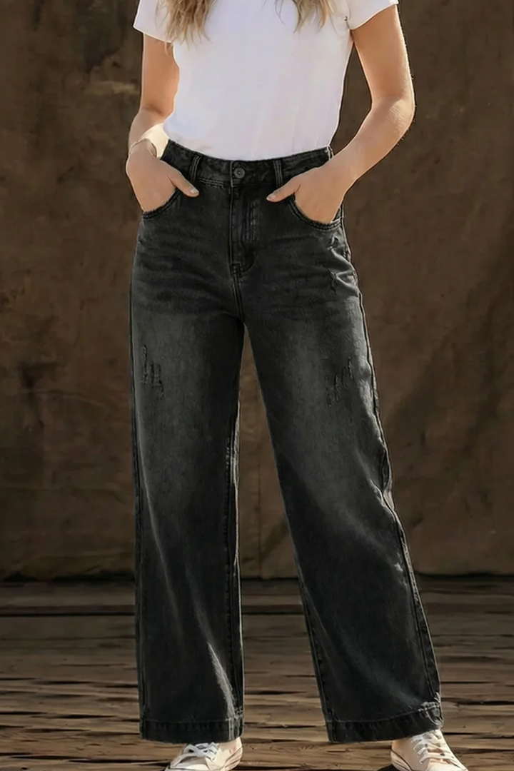 Clarissa™ - Retro High Waist Denim Jeans