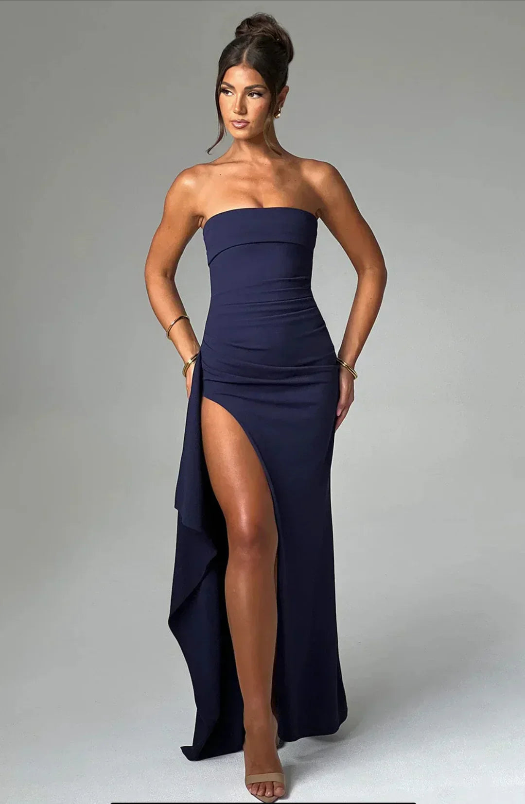 Stacy | Off-Shoulder Maxi Dress