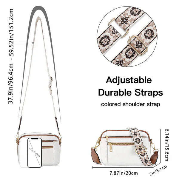 Erica™ - Elegant Leather Shoulder Bag