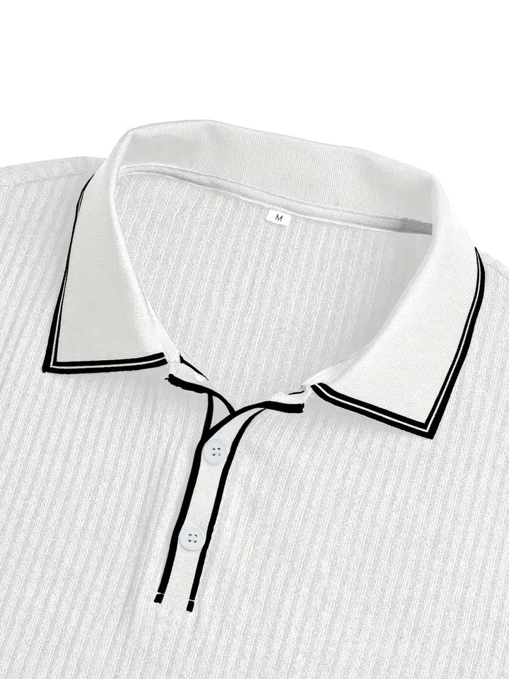 Emilio™ - Men's Custom Ribbed Polo