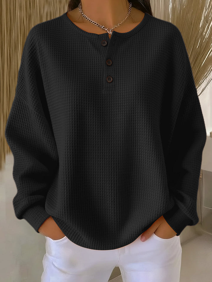 Anne | Women's Longline Casual sweatshirt with collar