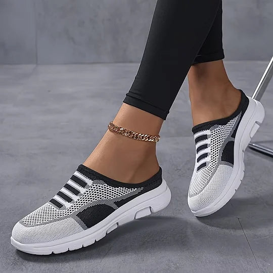 Chic and Breathable Women's Slip-On Mesh Sneakers