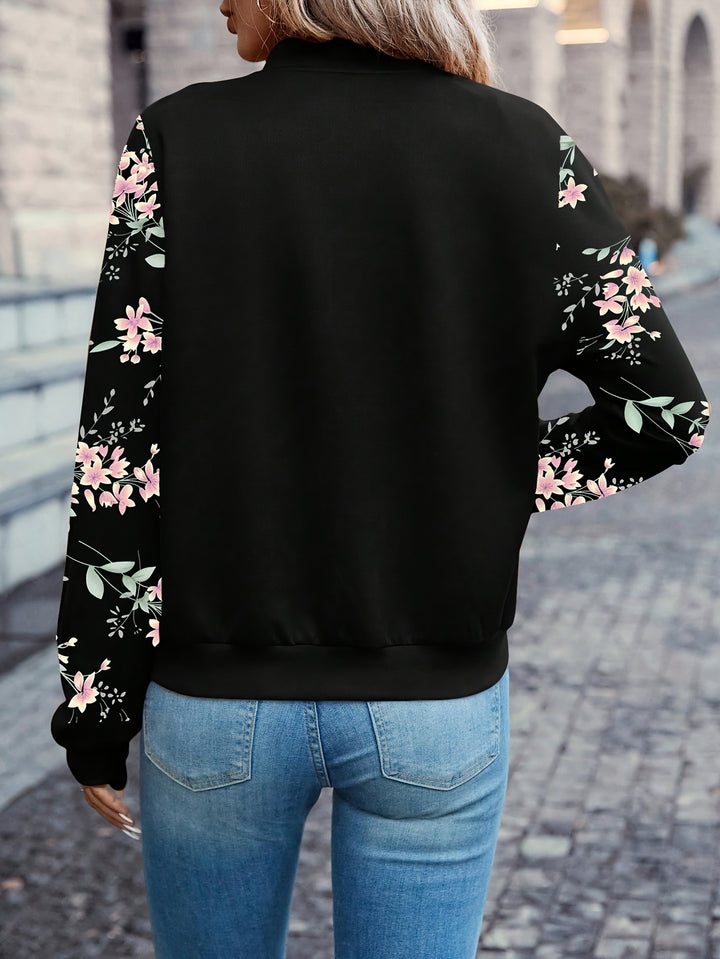 Thea™ - Trendy Floral Print Jacket