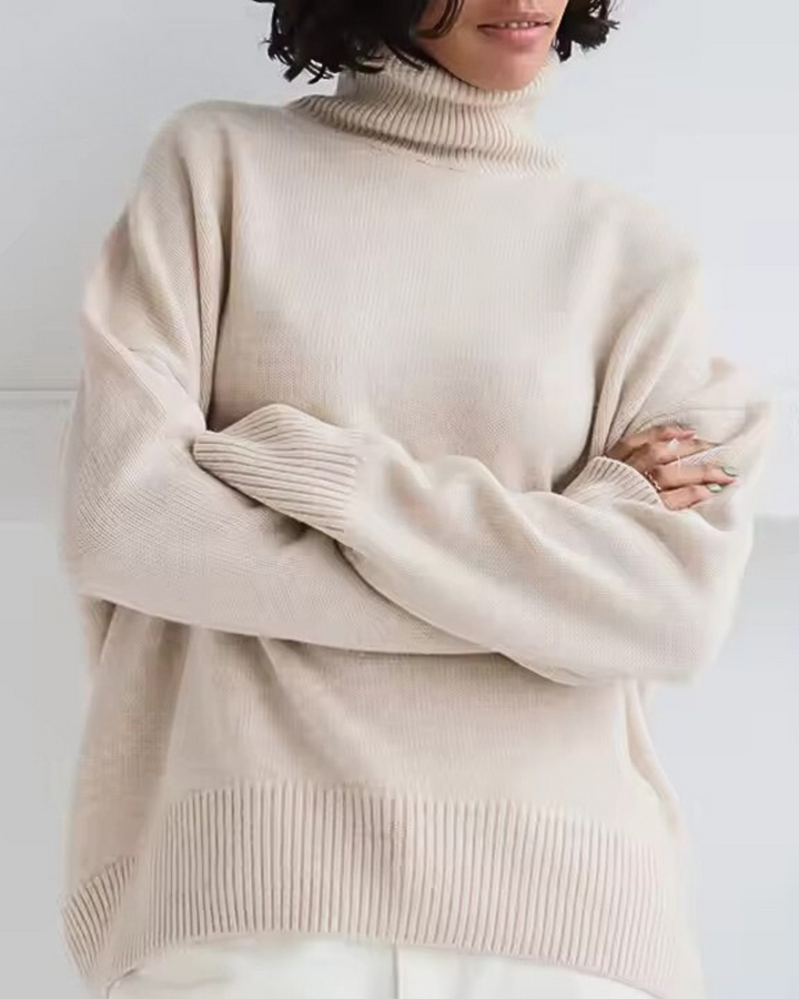 Lesley - Oversized Roll Neck Jumper