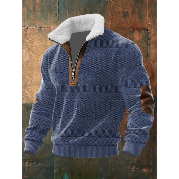 SILVORO | High-Neck Fleece Sweater